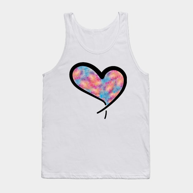 Colorful Hart Tank Top by ReactBoutiK